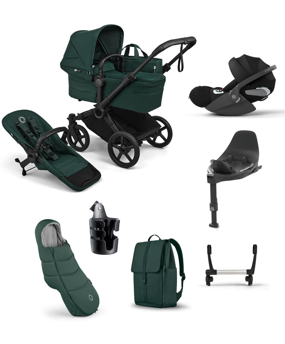Bugaboo Bugaboo Donkey 6 Single Ultimate Pushchair Bundle (7 Pieces) - Fern Green
