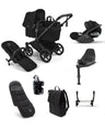 Bugaboo Bugaboo Donkey 6 Single Ultimate Pushchair Bundle With Cybex Cloud T i-Size Rotating Baby Car Seat (7 Pieces) - Heritage Black