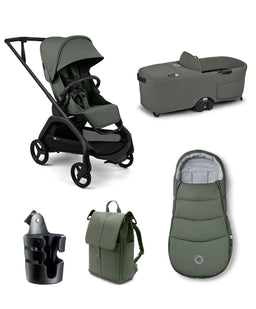 Bugaboo Bugaboo Dragonfly Plus Essential Pushchair Bundle (5 Pieces) - Forrest Green
