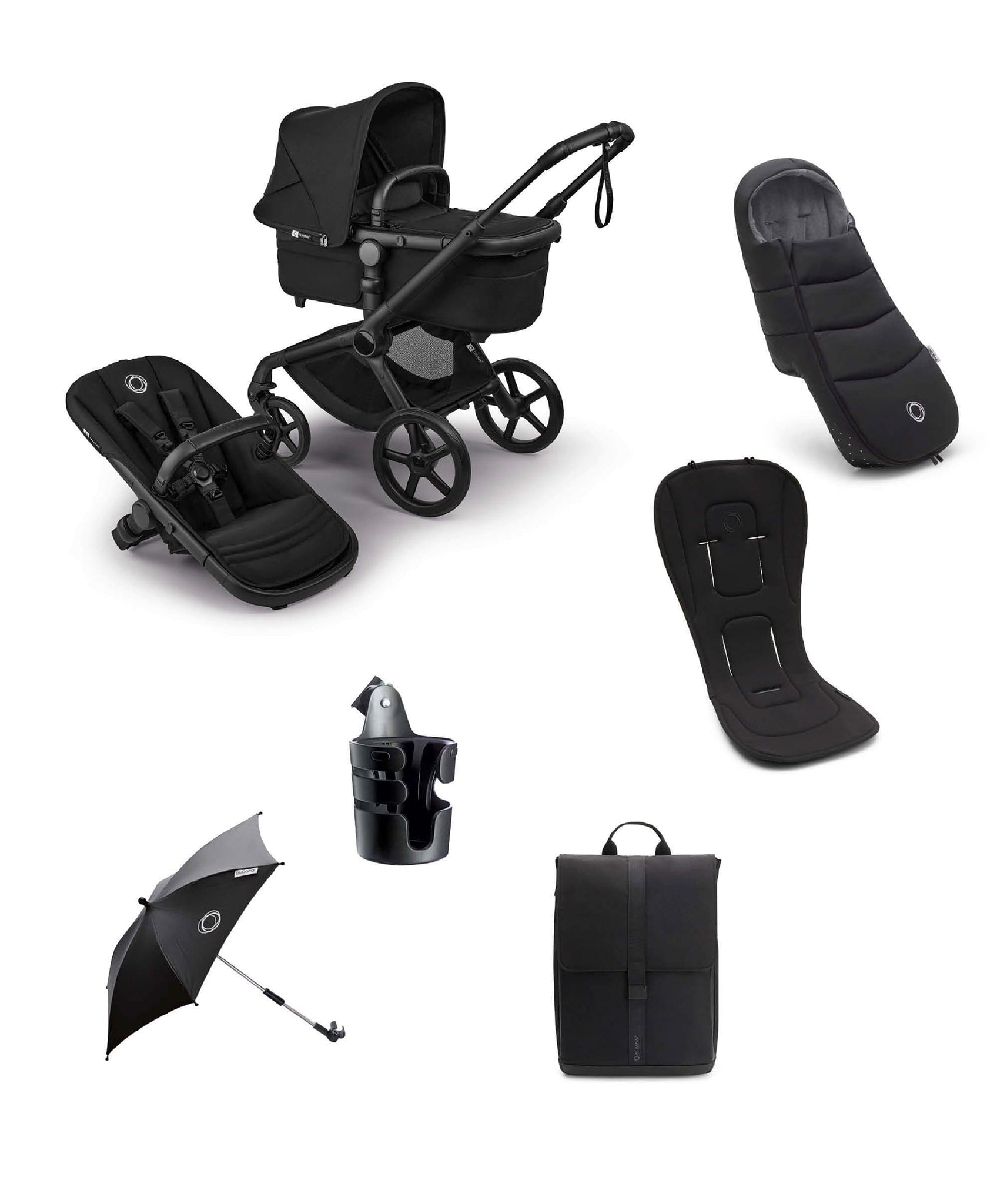 bugaboo pieces Bugaboo Fox 5 Renew Complete Pushchair Bundle (7 Pieces)