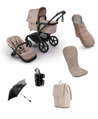 Bugaboo Bugaboo Fox 5 Renew Complete Pushchair Bundle (7 Pieces) - Taupe Melange