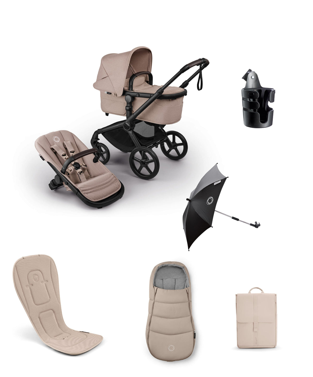 bugaboo fox 7 Bugaboo Fox 5 Renew Complete Pushchair Bundle (7 Pieces)