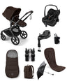 Bugaboo Bugaboo Fox 5 Renew Complete Pushchair Bundle with Maxi-Cosi Pebble Slide Pro Car Seat & Base (8 Pieces) - Cocoa Brown