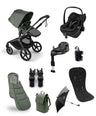 Bugaboo Bugaboo Fox 5 Renew Complete Pushchair Bundle with Maxi-Cosi Pebble Slide Pro Car Seat & Base (8 Pieces) - Forrest Green