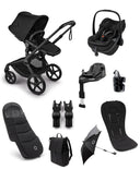 Bugaboo Bugaboo Fox 5 Renew Complete Pushchair Bundle with Maxi-Cosi Pebble Slide Pro Car Seat & Base (8 Pieces) - Heritage Black
