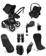Bugaboo Bugaboo Fox 5 Renew Complete Pushchair Bundle with Maxi-Cosi Pebble Slide Pro Car Seat & Base (8 Pieces) - Heritage Black
