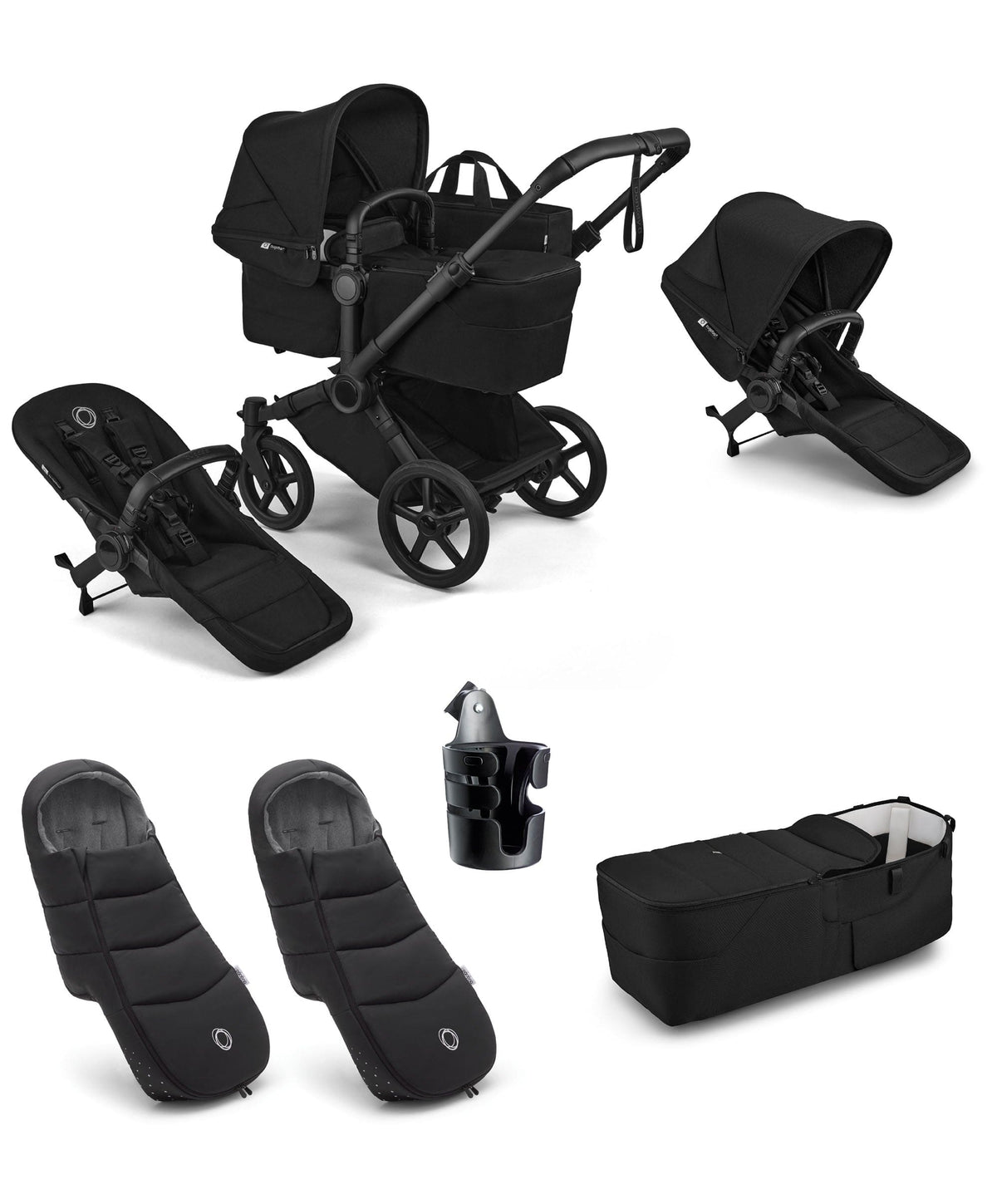 bugaboo donkey 2 parts Donkey 6 Twin Essential Bundle (6 Pieces)