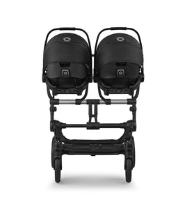 Bugaboo Donkey 6 Twin Essential Bundle With Cybex Cloud T+ i-Size Rotating Baby Car Seat (10 Pieces) - Fern Green