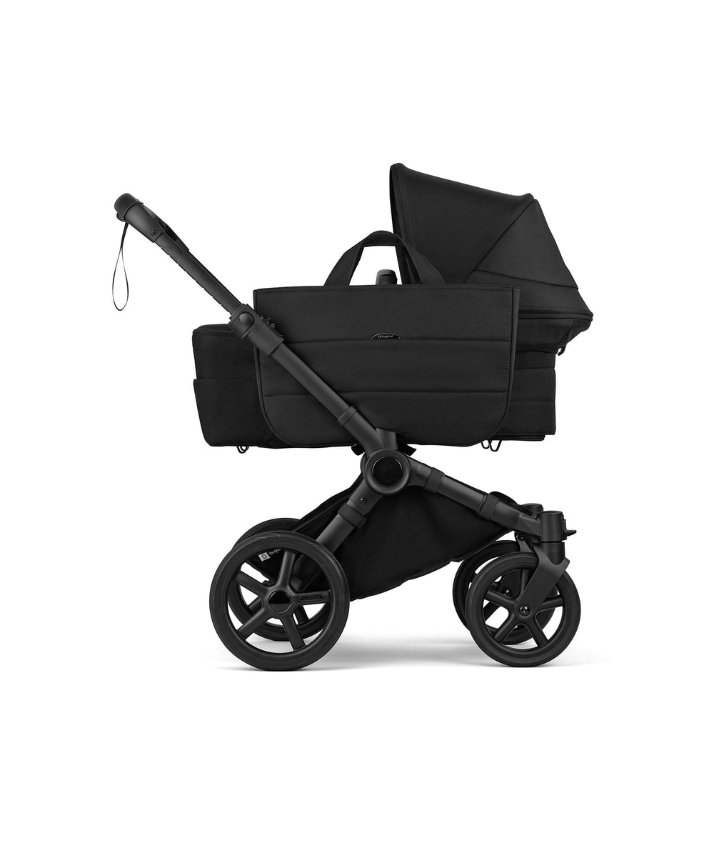 Bugaboo Donkey 6 Twin Essential Bundle With Cybex Cloud T i-Size Rotating Baby Car Seat (10 Pieces) - Heritage Black