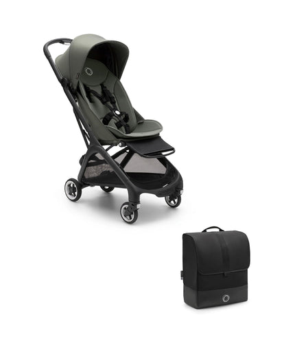 Bugaboo Pushchairs Bugaboo Butterfly Stroller & Bugaboo Butterfly Transport Bag Bundle - Forest Green