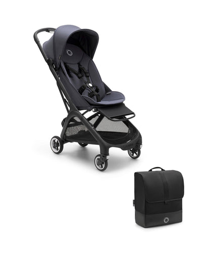 Bugaboo Pushchairs Bugaboo Butterfly Stroller & Bugaboo Butterfly Transport Bag Bundle - Stormy Blue