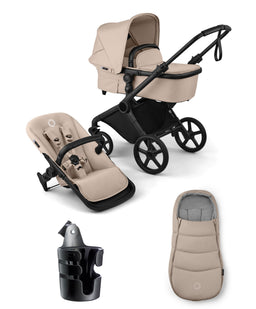 Bugaboo Pushchairs Bugaboo Cub Essential Pushchair Bundle - Desert Taupe