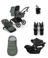 Bugaboo Pushchairs Bugaboo Cub Essential Pushchair Bundle With Cybex Aton B2 i-Size Baby Car Seat - Forest Green
