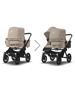Bugaboo Pushchairs Bugaboo Donkey 5 Double Carrycot & Seat Pushchair - Desert Taupe