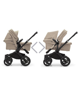 Bugaboo Pushchairs Bugaboo Donkey 5 Double Carrycot & Seat Pushchair - Desert Taupe