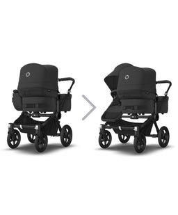 Bugaboo Pushchairs Bugaboo Donkey 5 Double Carrycot & Seat Pushchair - Midnight Black