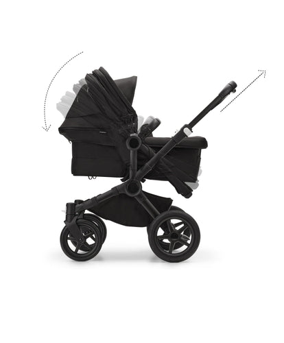Bugaboo Pushchairs Bugaboo Donkey 5 Double Carrycot & Seat Pushchair - Midnight Black