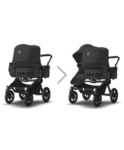 Bugaboo Pushchairs Bugaboo Donkey 5 Double Carrycot & Seat Pushchair - Midnight Black
