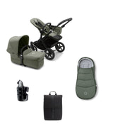 Bugaboo Pushchairs Bugaboo Donkey 5 Mono Complete Pushchair Bundle (5 pieces) - Forest Green
