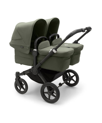 Bugaboo Pushchairs Bugaboo Donkey 5 Twin Carrycot & Seat Pushchair - Forest Green