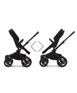 Bugaboo Pushchairs Bugaboo Donkey 5 Twin Carrycot & Seat Pushchair - Midnight Black