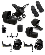Bugaboo Pushchairs Bugaboo Donkey 5 Twin Pushchair Bundle with Maxi-Cosi Pebble 360 Pro² Car Seat & Base - Black