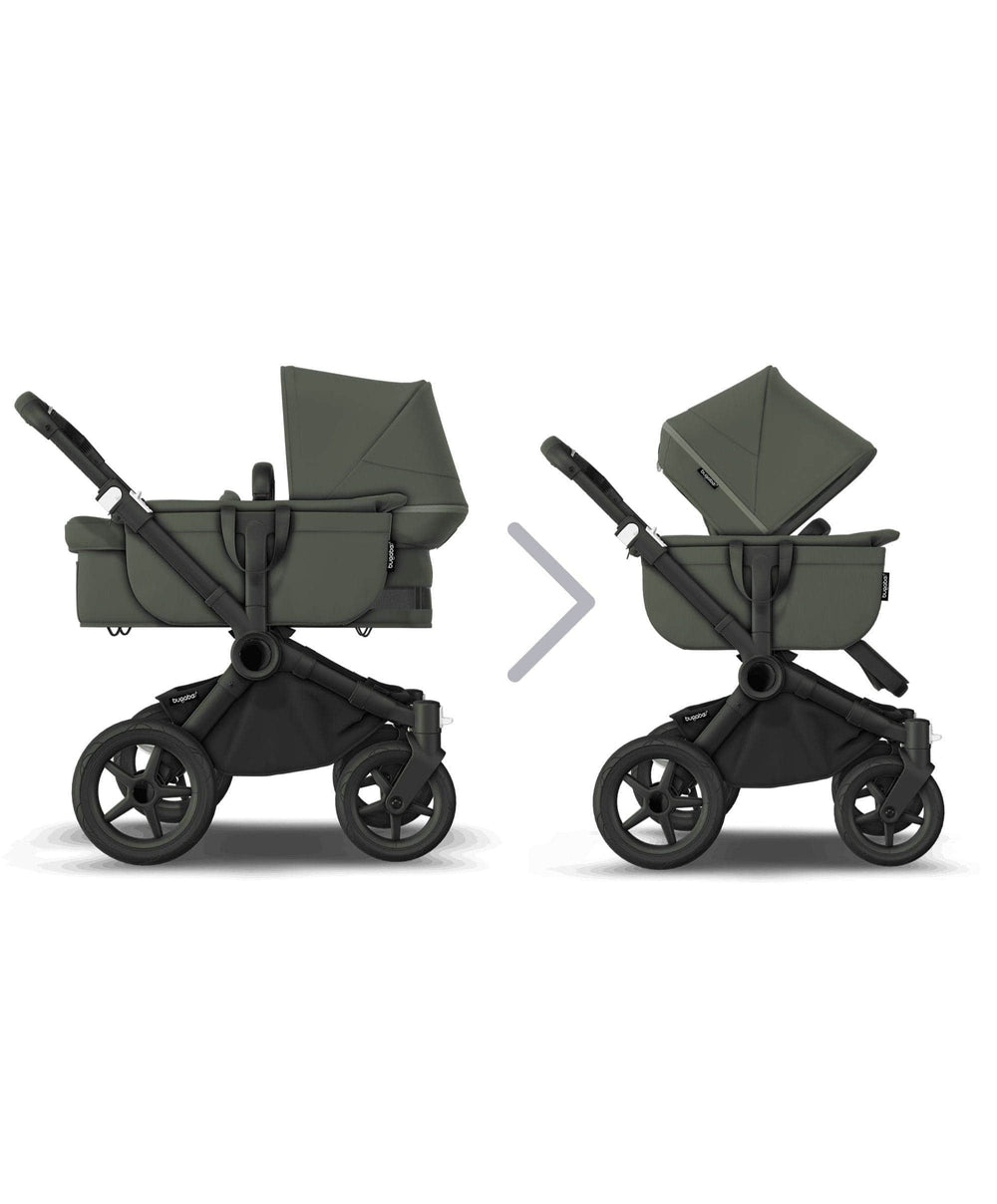 Bugaboo Pushchairs Bugaboo Donkey 5 Twin Pushchair Essential Bundle (8 Pieces) - Forest Green