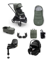 Bugaboo Pushchairs Bugaboo Dragonfly Complete Stroller Bundle With Maxi-Cosi Pebble 360 Pro² Car Seat & Base (8 Pieces) - Forest Green