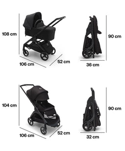 Bugaboo Pushchairs Bugaboo Dragonfly Complete Stroller - Forest Green