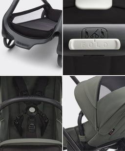 Bugaboo Pushchairs Bugaboo Dragonfly Complete Stroller in Forest Green