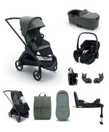 Bugaboo Pushchairs Bugaboo Dragonfly Pushchair Bundle with Maxi-Cosi Pebble 360 Pro² Car Seat & Base - Forest Green