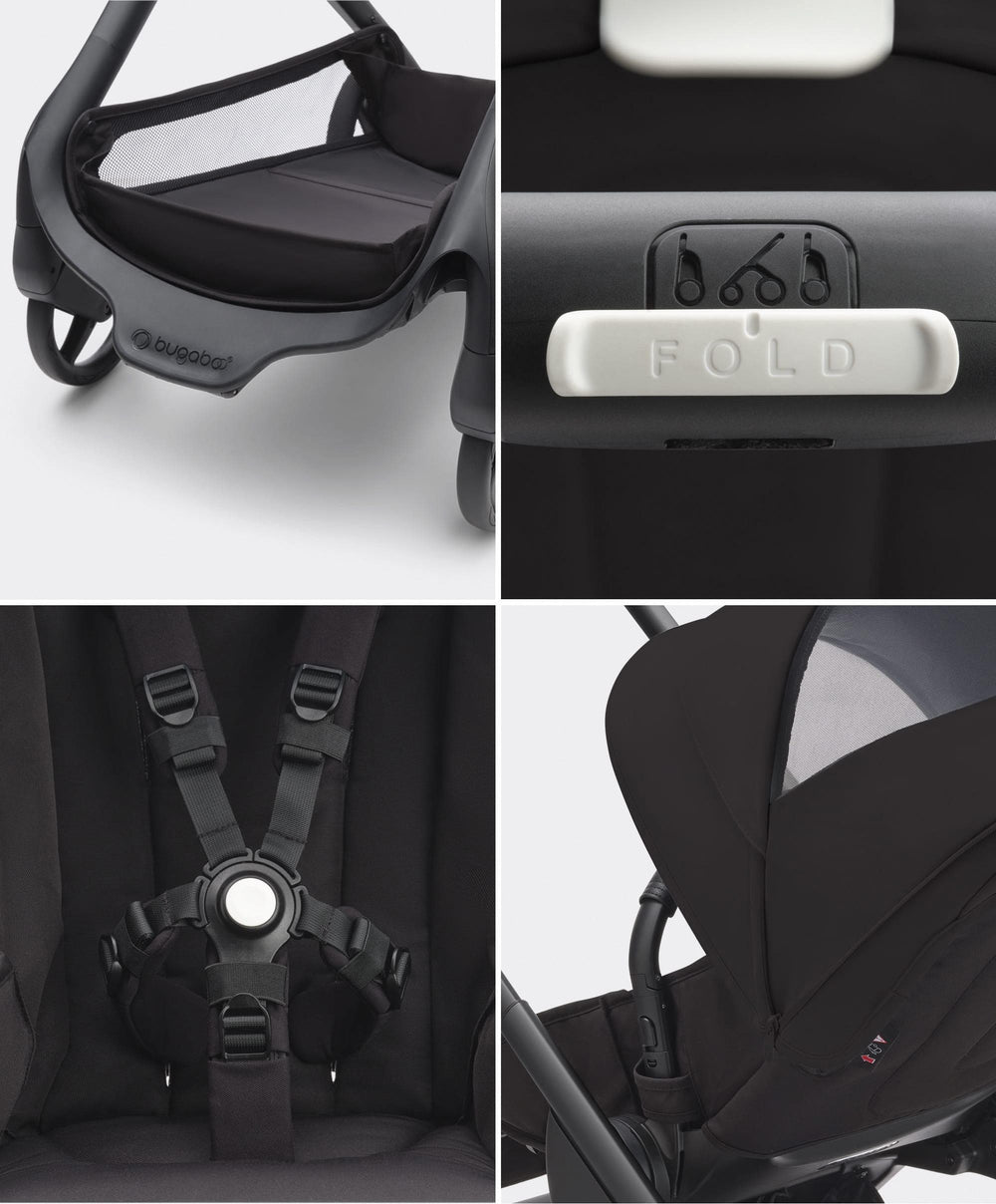 Bugaboo Pushchairs Bugaboo Dragonfly Pushchair Essential Bundle - Black