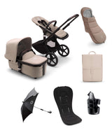 Bugaboo Pushchairs Bugaboo Fox 5 Essential Pushchair Bundle (6 pieces) - Desert Taupe