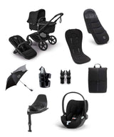 Bugaboo Pushchairs Bugaboo Fox 5 Renew Complete Pushchair Bundle with Cybex Cloud T Car Seat (8 Pieces) - Black