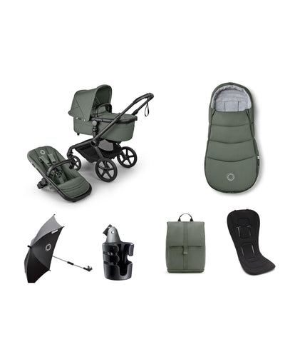 Bugaboo Pushchairs Bugaboo Fox 5 Renew Pushchair Bundle (6 Pieces) – Forest Green