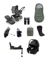 Bugaboo Pushchairs Bugaboo Fox 5 Renew Pushchair Bundle With Maxi-Cosi Pebble 360 Pro Car Seat & Base (9 Pieces) – Forest Green