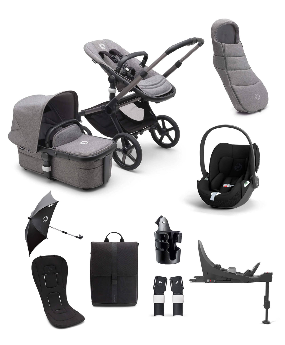 Bugaboo Fox5 Ultimate Bundle with Cybex Cloud T Car Seat and Base
