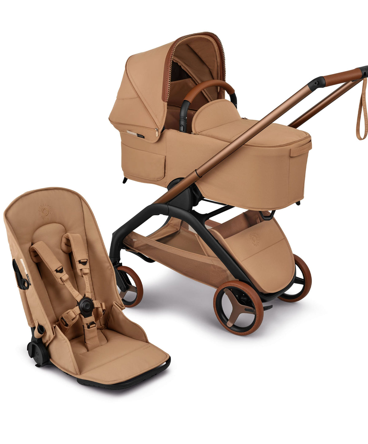 Bugaboo Pushchairs Bugaboo X Stella McCartney Dragonfly Plus - Tobacco Brown