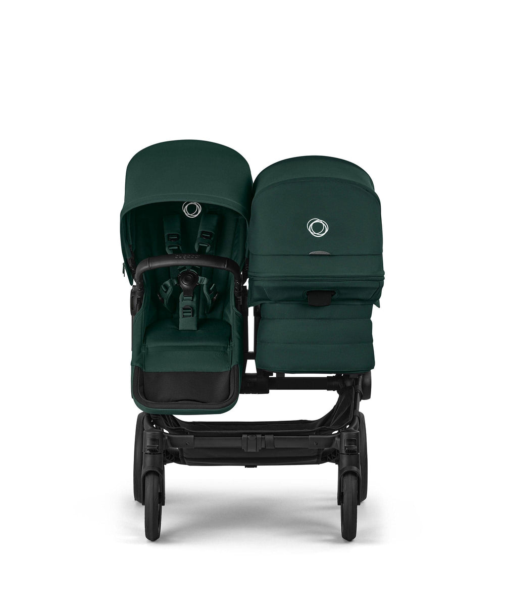 Bugaboo Pushchairs Donkey 6 Double Ultimate Pushchair with Pebble Slide Pro - Fern Green