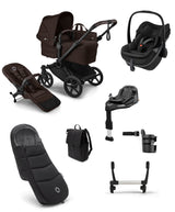 Bugaboo Pushchairs Donkey 6 Single Ultimate Pushchair with Pebble Slide Pro - Cocoa Brown