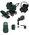 Bugaboo Pushchairs Donkey 6 Single Ultimate Pushchair with Pebble Slide Pro - Fern Green