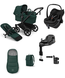 Bugaboo Pushchairs Donkey 6 Single Ultimate Pushchair with Pebble Slide Pro - Fern Green