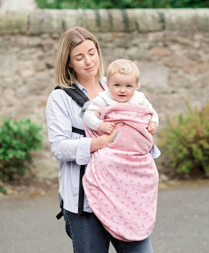 Cheeky Chompers Cheeky Chompers Baby Travel Blanket - Pink Rainbow