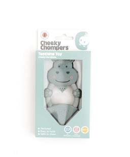 Cheeky Chompers Teethers Cheeky Chompers Chewy The Hippo Teether - Sage Green