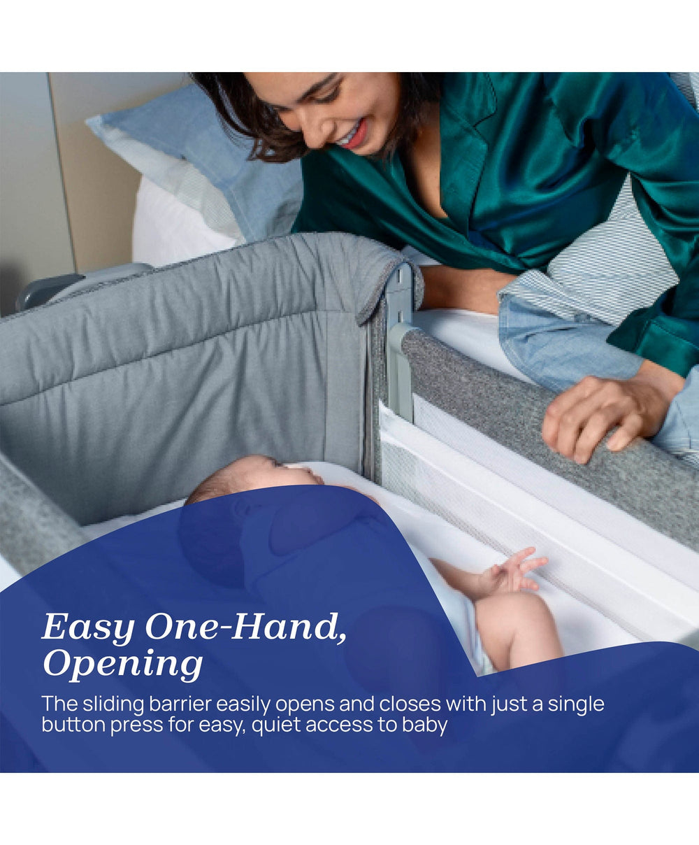 Chicco Bedside Sleeping Chicco Next2Me Magic Evo Bedside Crib – Dark Grey