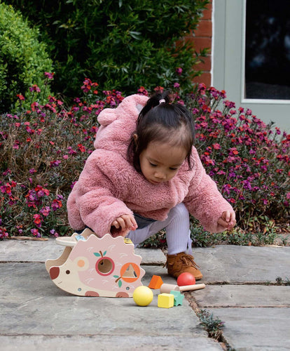 Classic World Eco Friendly & Wooden Toys Classic World  Hedgehog Pounding Bench Toy