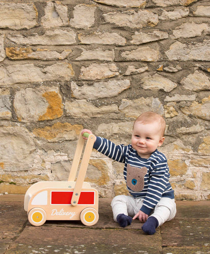 Classic World Walkers Classic World Delivery Truck Baby Walker Toy
