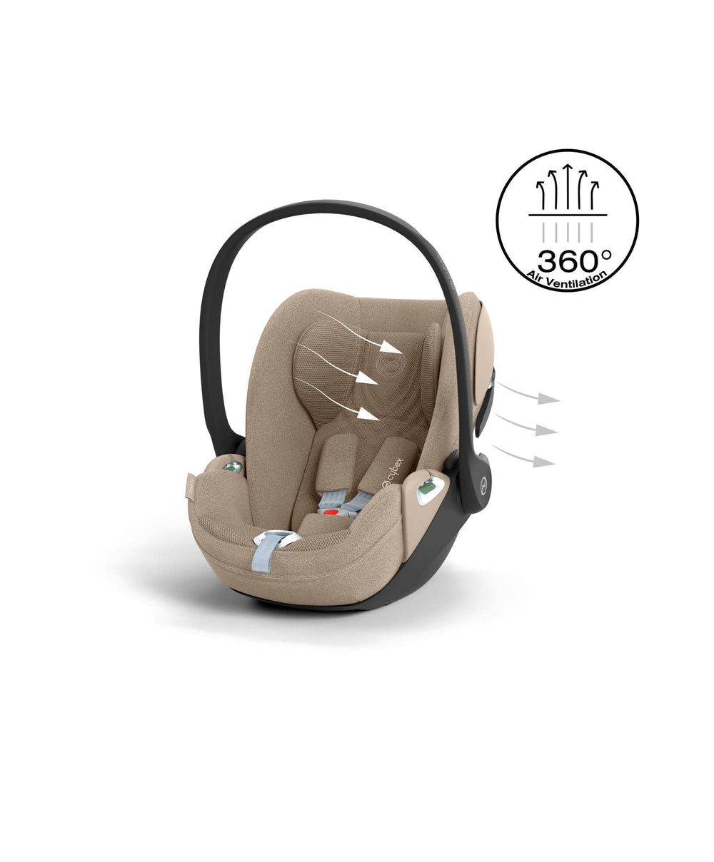 Cybex Baby Car Seats Cybex Cloud T i-Size + Baby Car Seat &amp; Base Bundle – Cozy Beige
