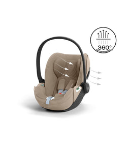 Cybex Baby Car Seats Cybex Cloud T i-Size + Baby Car Seat & Base Bundle – Cozy Beige