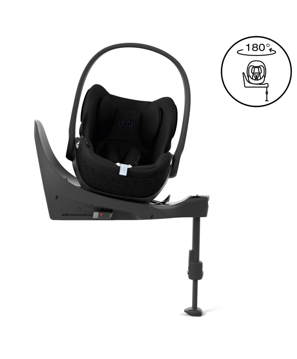 Cybex Baby Car Seats Cybex Cloud T i-Size Rotating Baby Car Seat &amp; Base Bundle - Sepia Black